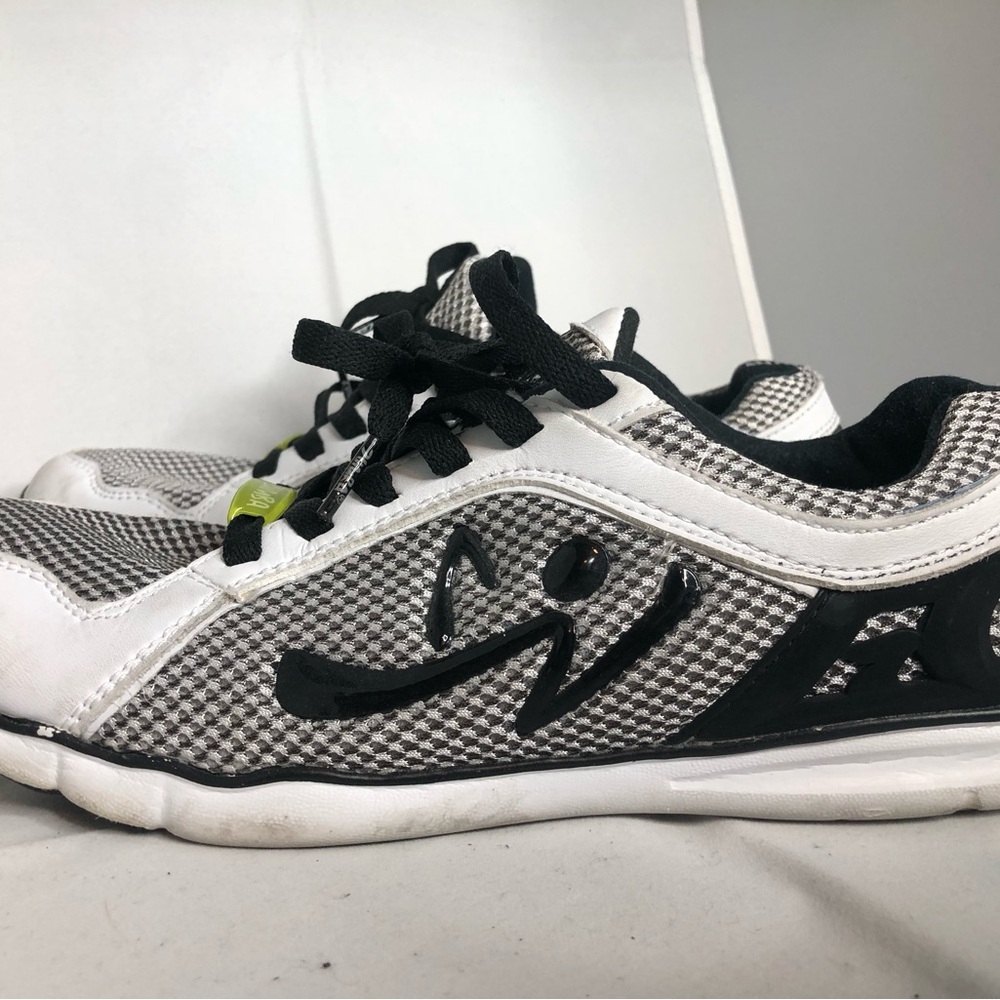 Zumba Fitness Black and White Athletic Shoes